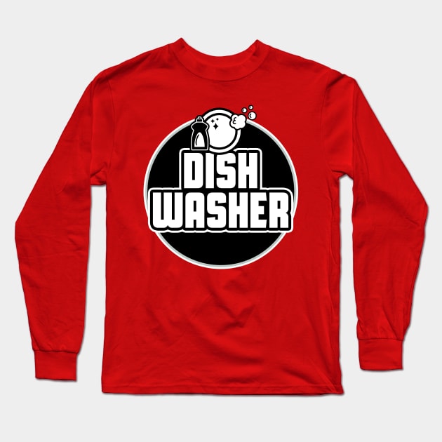 Dishwasher Matching Family Thanksgiving and Christmas Shirts Long Sleeve T-Shirt by fishbiscuit